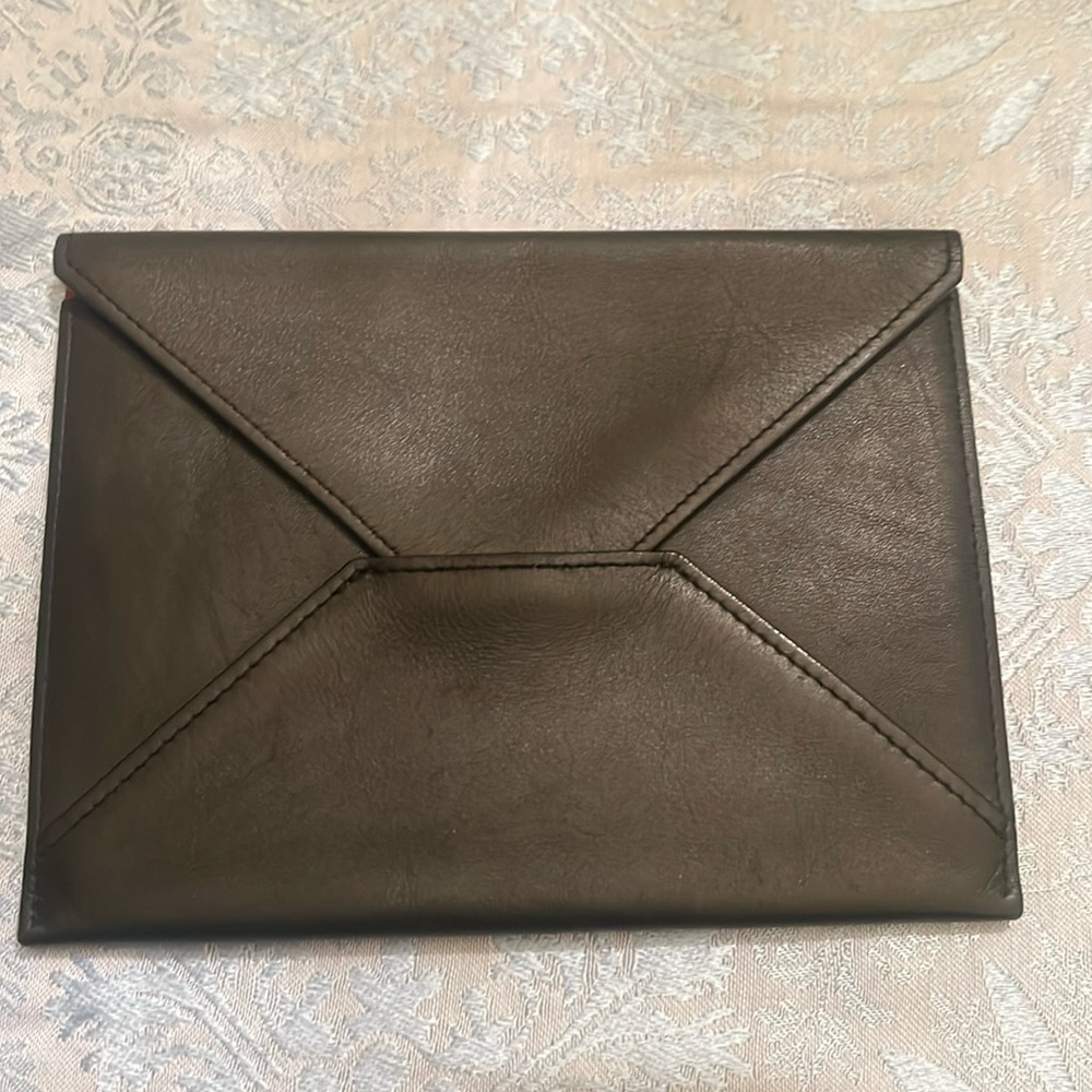 Black coach envelope wallet